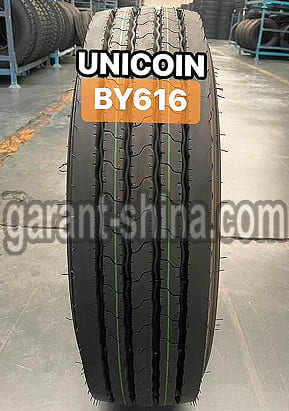 Unicoin BY616 (рулевая) 215/75 R17.5 135/133J 18PR - Фото реального протектора